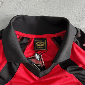 Camisa Corteiz ”Panel” ( Vermelha com Preto )