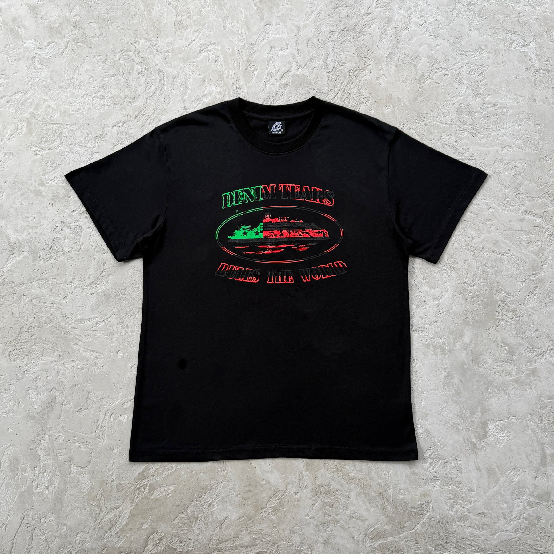 Camisa Corteiz “Cortears Og Alcatraz” ( Preto )
