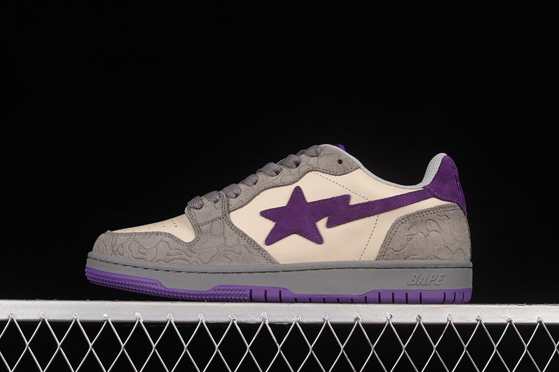 BAPE STA “Mist Grey Royal Purple”