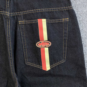 Shorts Corteiz “Dual Stripe” ( Preto )