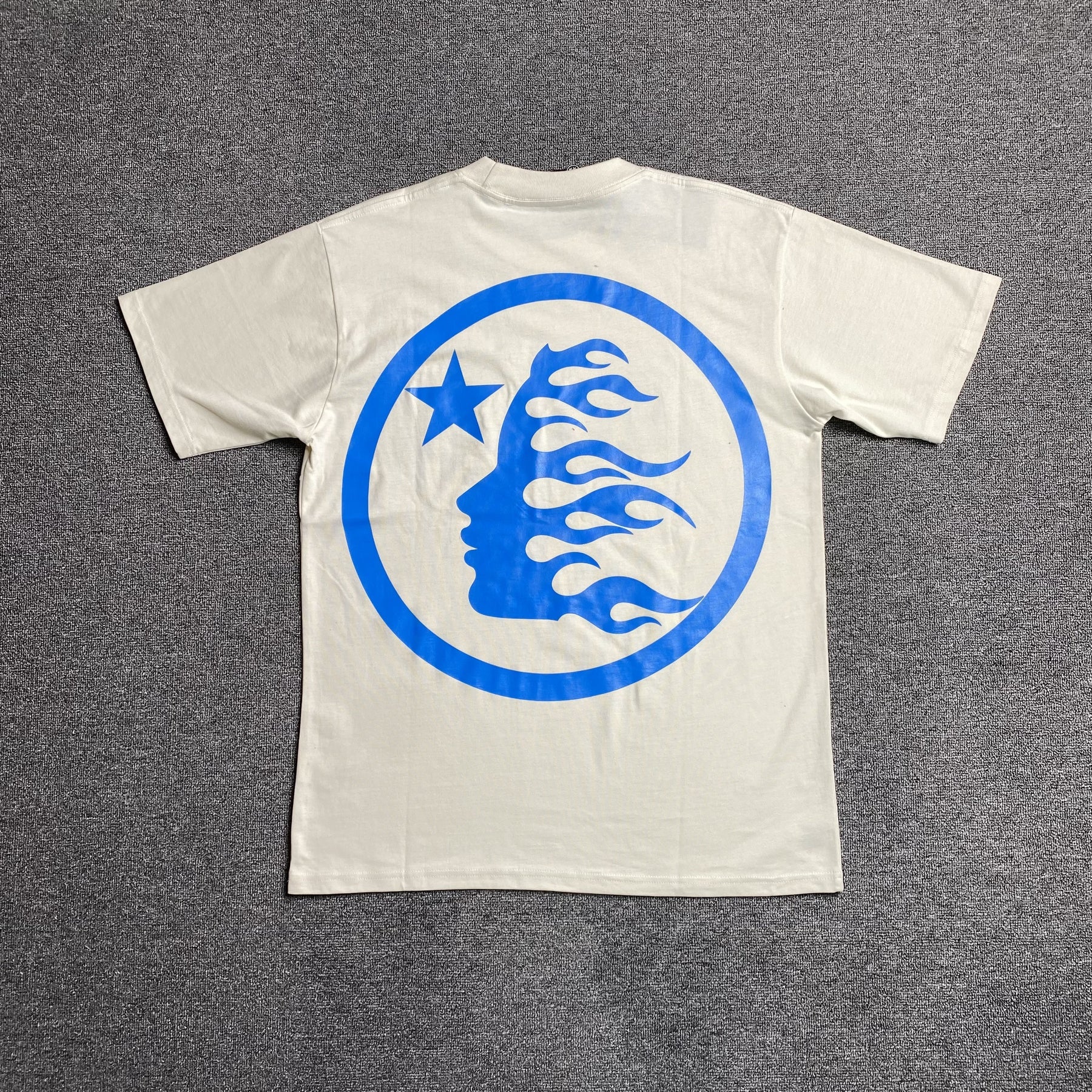 Camisa Hellstar “Classic Normal Print” ( Branca e Azul )