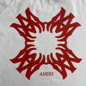 Camisa Amiri “Red Ma Quad T” ( Branca e Vermelha )