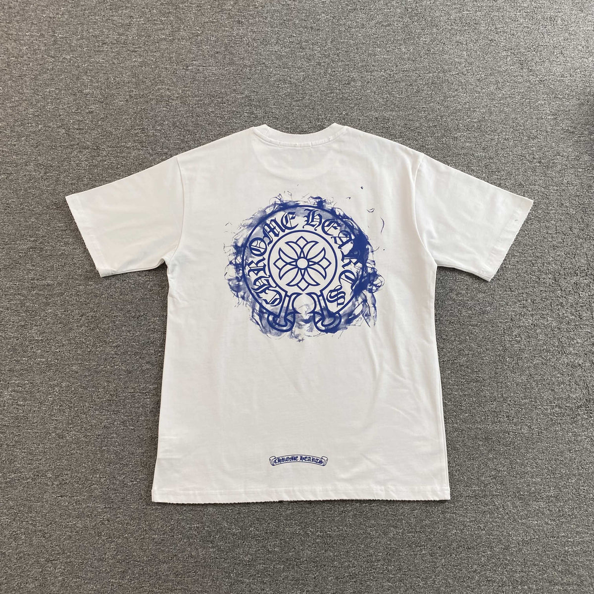 Camisa Chrome Hearts “Blue Smoke” ( Branca )