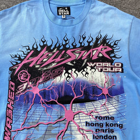 Camisa Hellstar “Neuron Tour Light Blue”