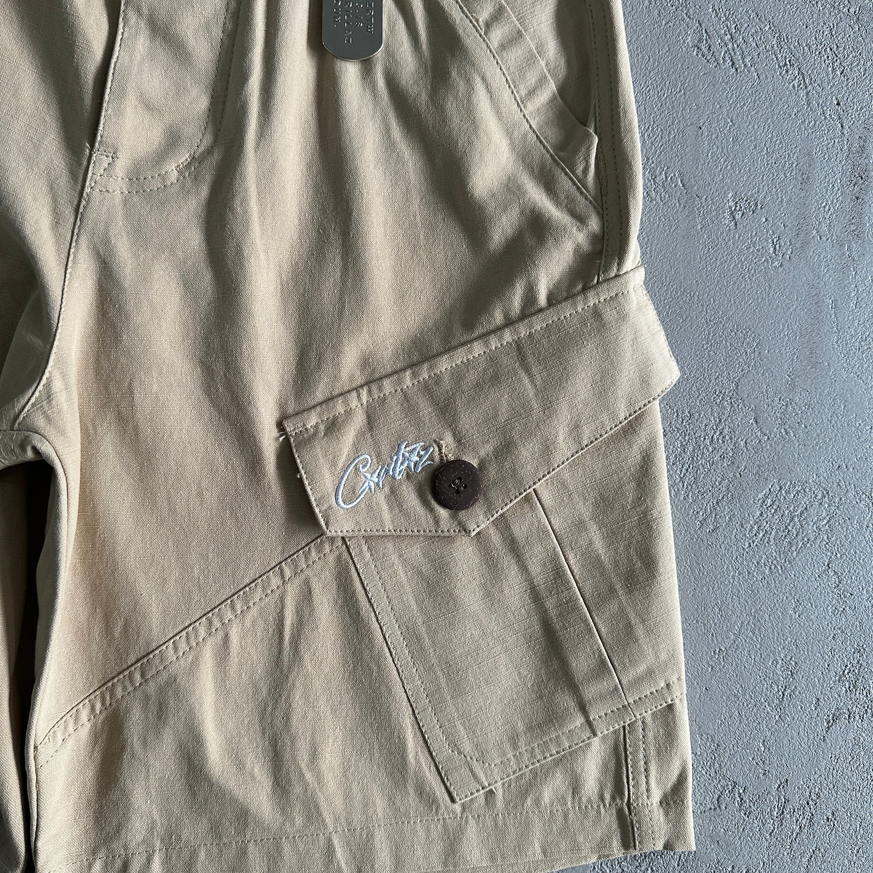 Shorts Corteiz “Slant Pocket Khaki”