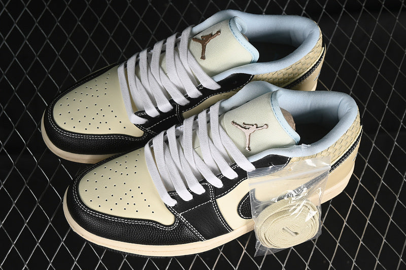 Air Jordan 1 Low “Coconut Milk Black Muslin”