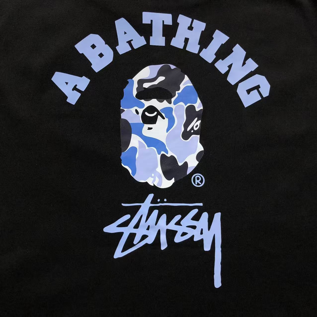 Camisa Bape x Stussy
