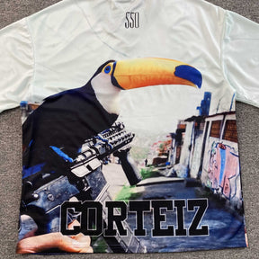 Camisa Corteiz “Narco Pets Mesh”