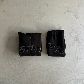 Conjunto Trapstar “Widcard” ( Preto )