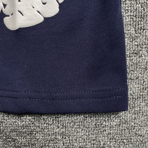 Camisa Denim Tears (Azul escuro com Branco)