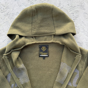 Moletom Corteiz “College Knit Zip ” ( Verde )