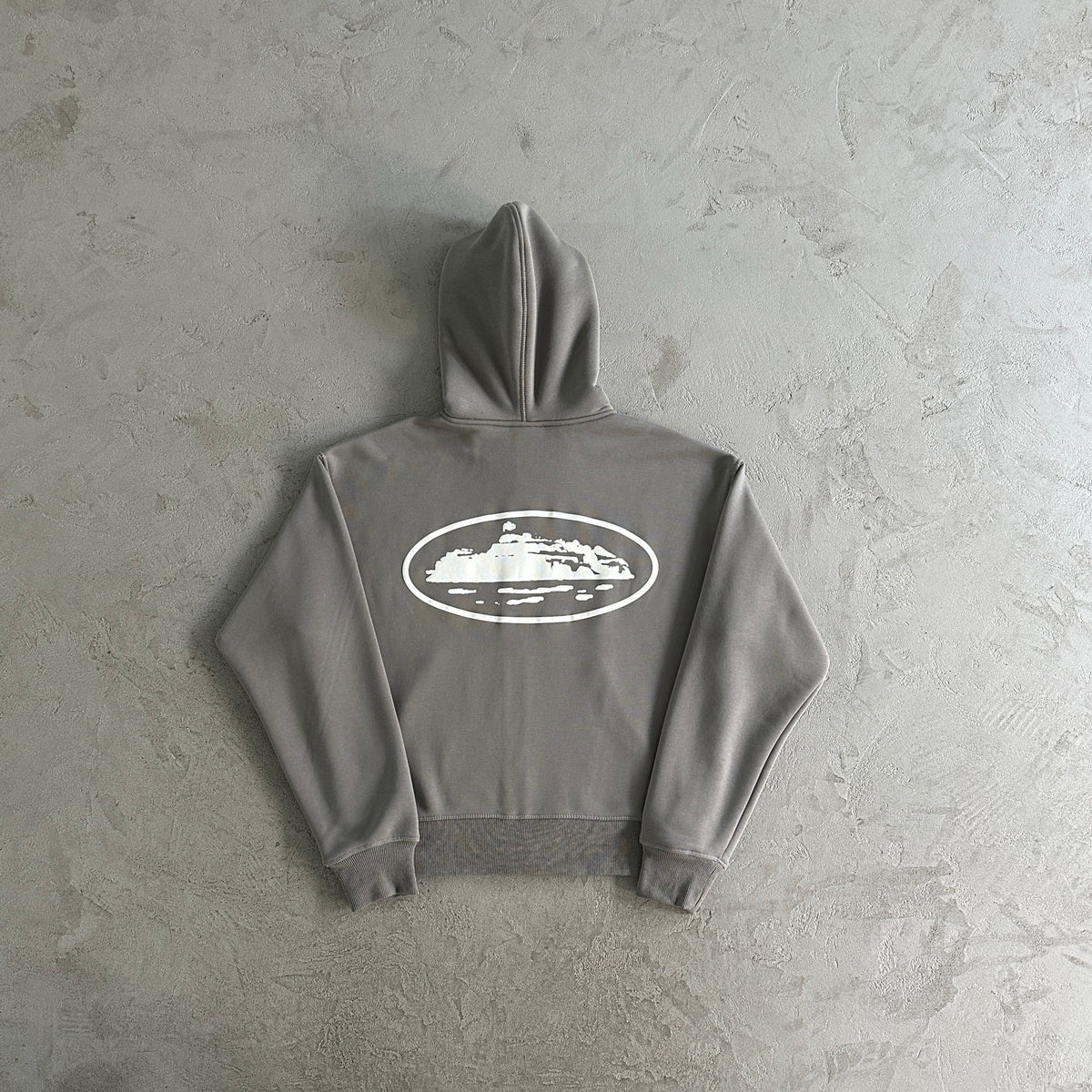 Conjunto Corteiz “Island Puff Print” ( Cinza )