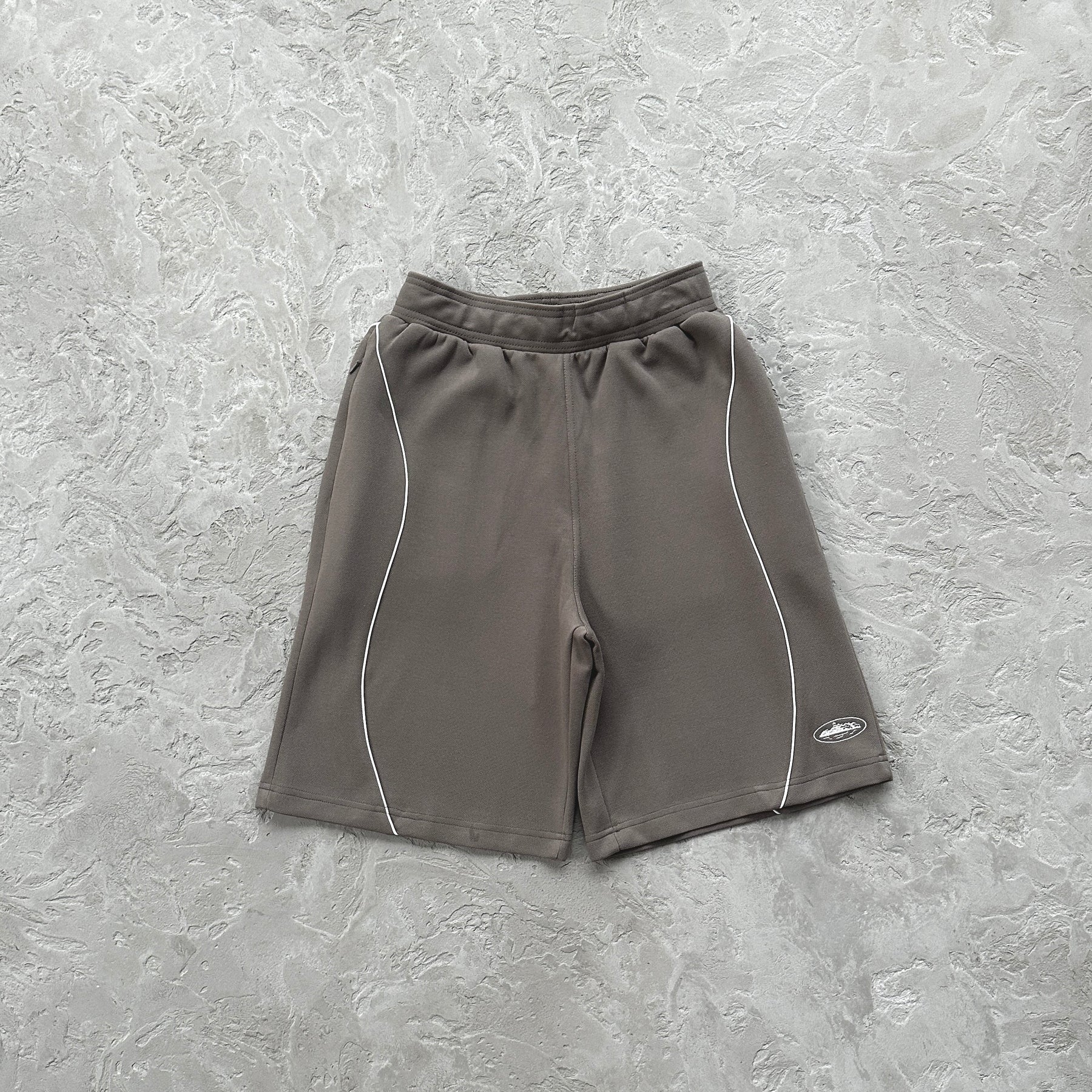 Conjunto Corteiz “Island Pique Polo Set” ( Cinza )