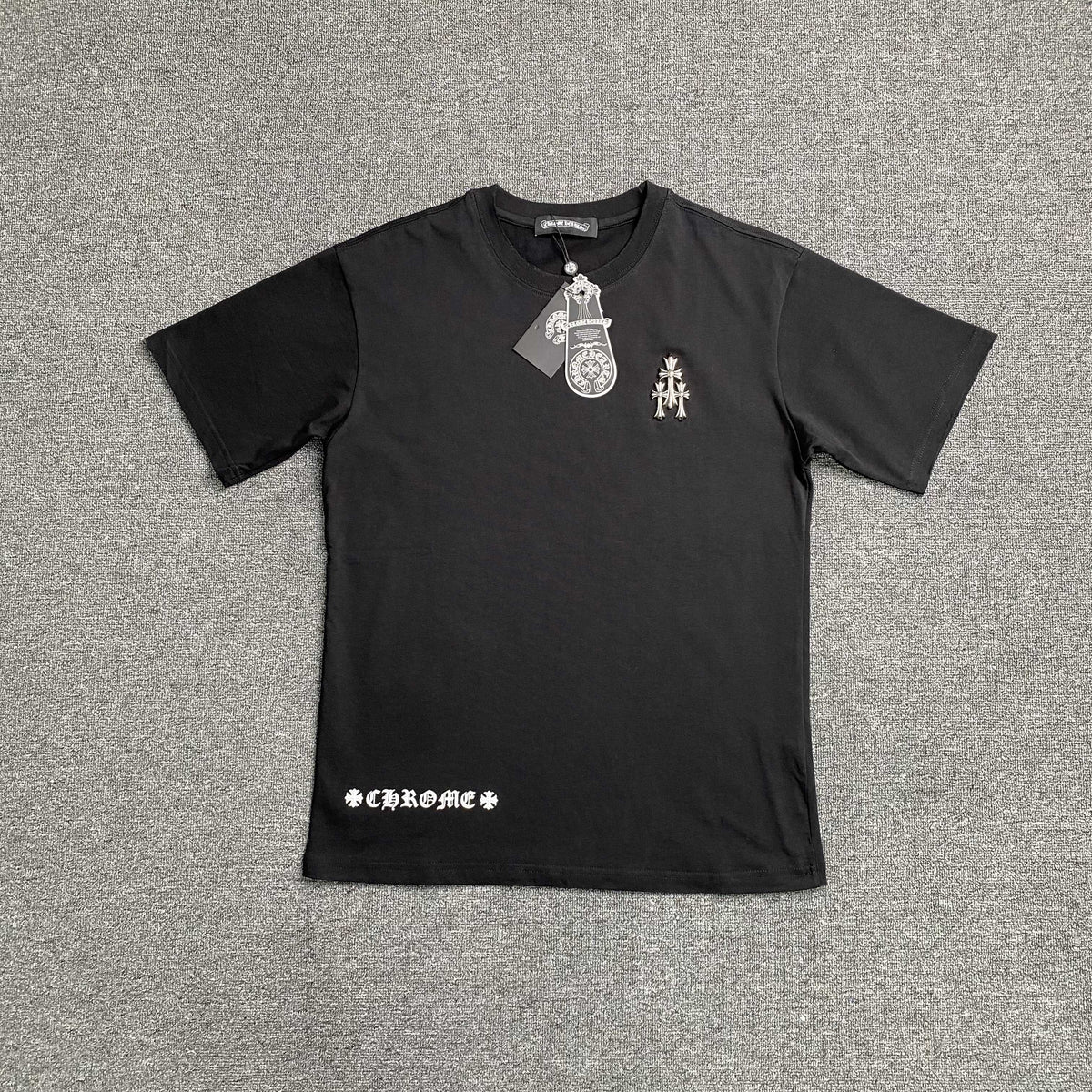 Camisa Chrome Hearts “Silver Cross” ( Preta )