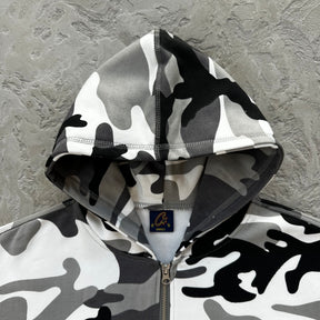 Conjunto Corteiz “Island Puff Print” (Artic Camo)