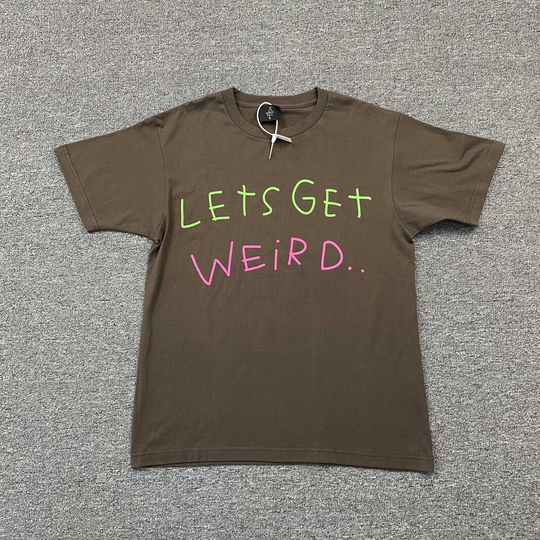 Camisa Cactus Jack “Lets Get Weird” ( Marrom )