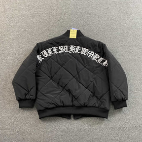 Jaqueta Corteiz “Olde English Quilted” ( Preta )