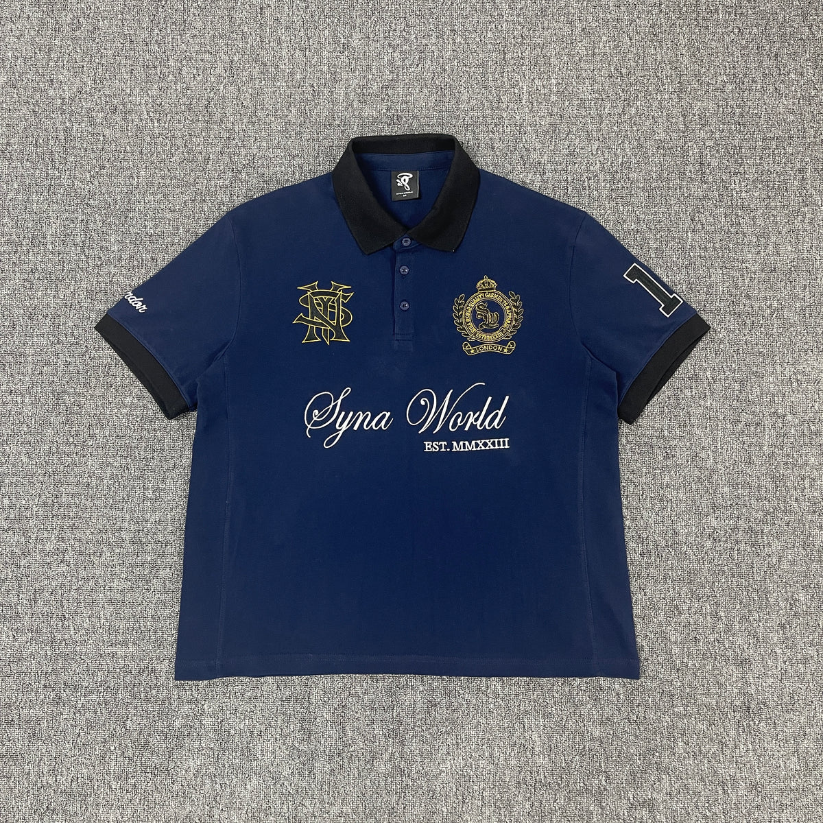Camisa Syna World “London Polo” ( Azul )