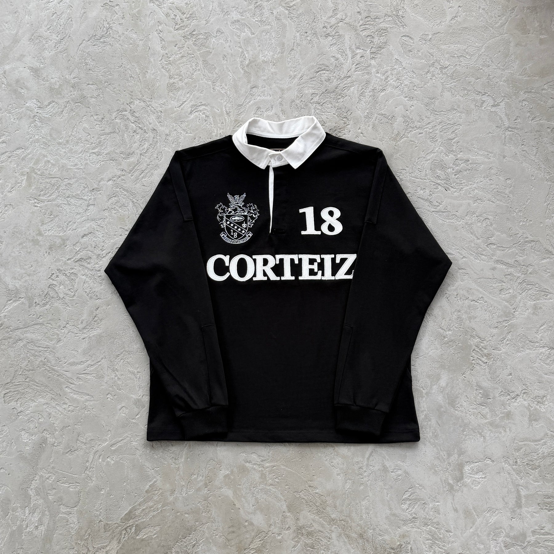 Sueter Corteiz “Paneled Rugby” ( Preto )