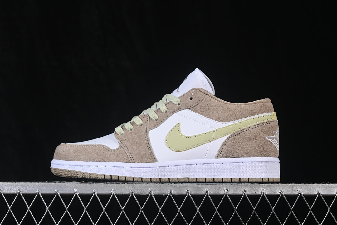 Air Jordan 1 Low "Khaki Olive Aura”