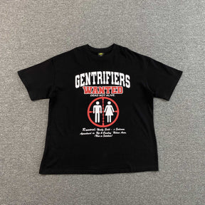 Camisa Corteiz “Gentrifiers Wanted Dead Not Alive” ( Preta )