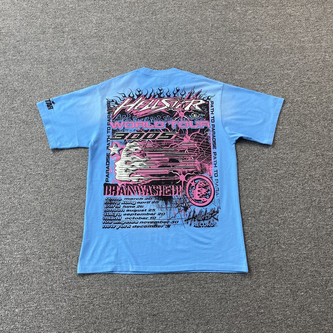 Camisa Hellstar “Neuron Tour Light Blue”