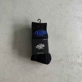 Meia Syna World Roxa e Branca / Azul e Preto ( Pack com 2 cores )