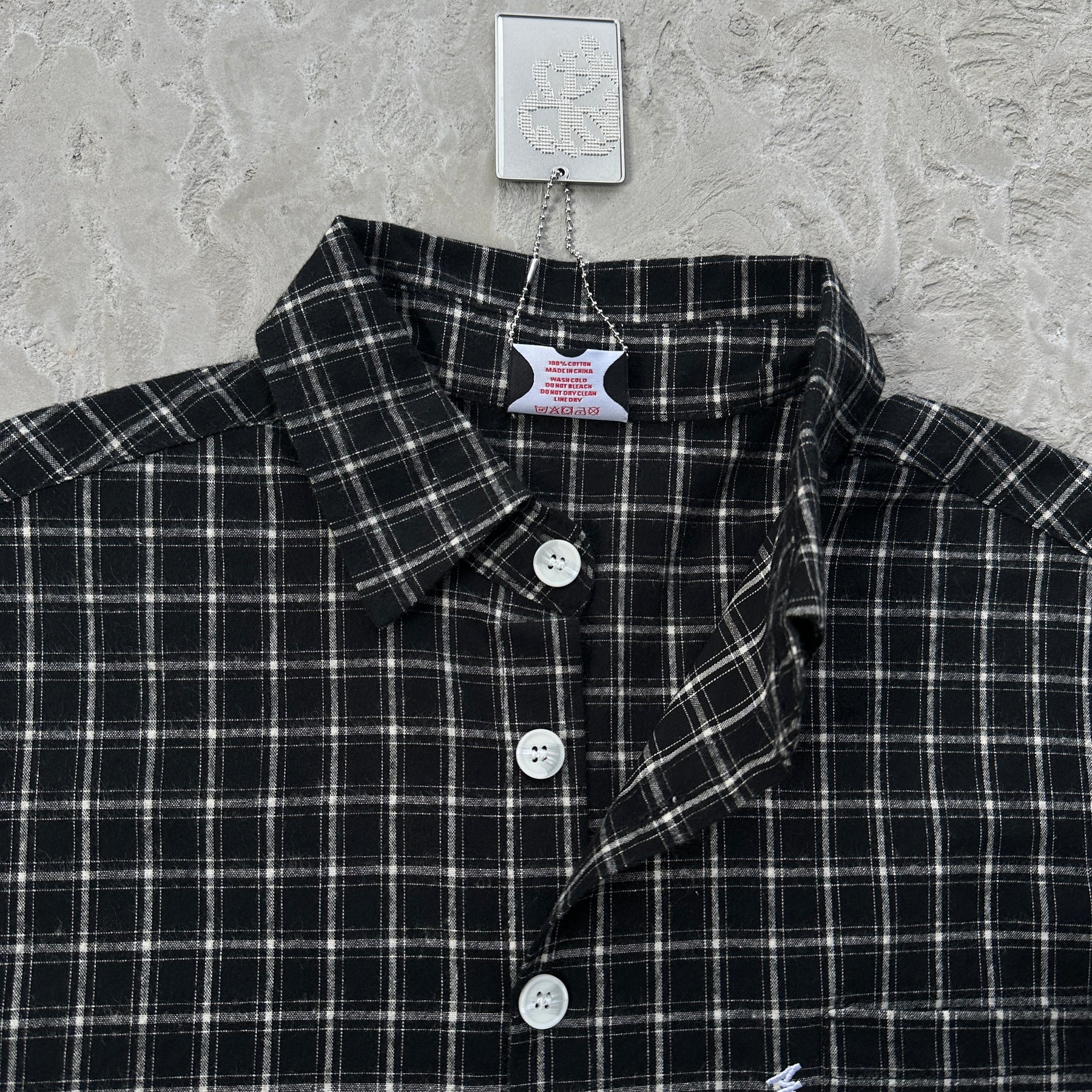 Camisa Mertra “Plaid Shirt” ( Preta )