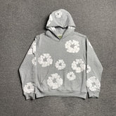 Conjunto Denim Tears ( Cinza com Branco )