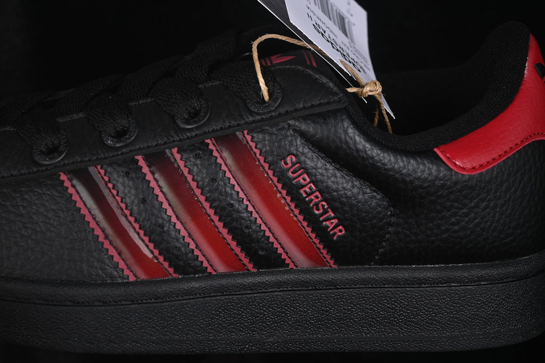 Adidas Campus “Super Star II Core Black Team Victory Red”