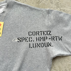Conjunto Corteiz “HMP Stencil crewneck” ( Cinza )
