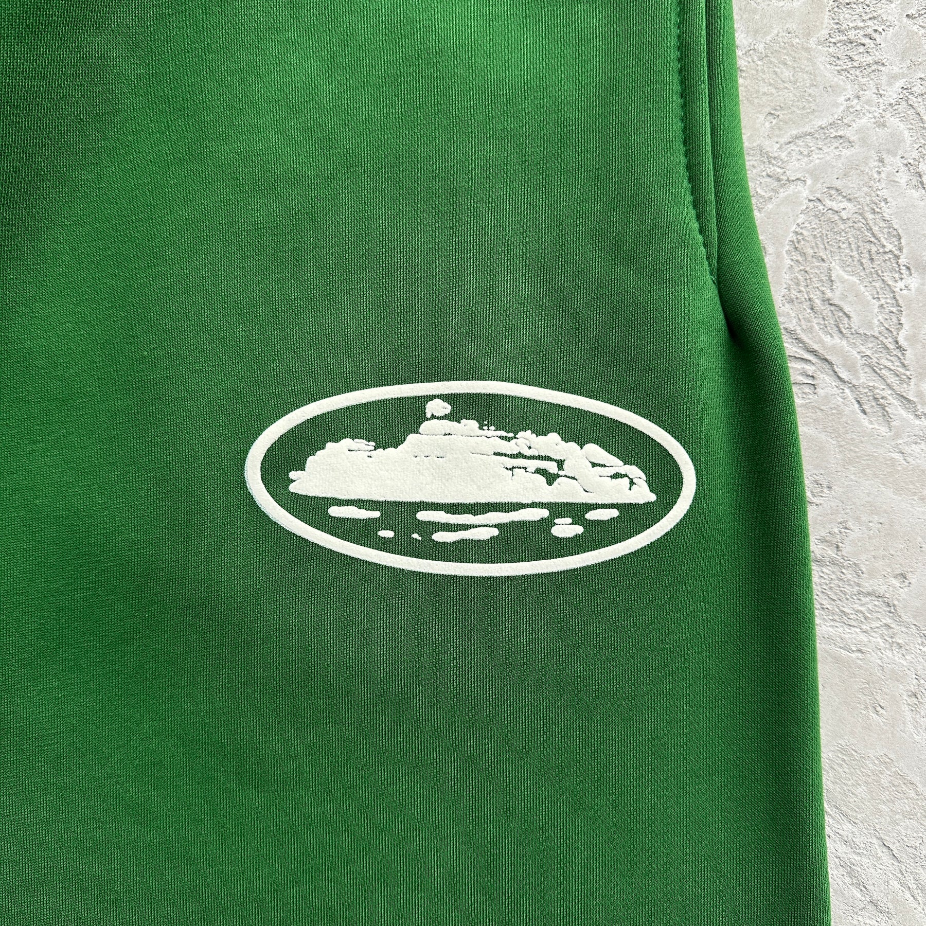 Shorts Corteiz “Island Puff Print” ( Verde )