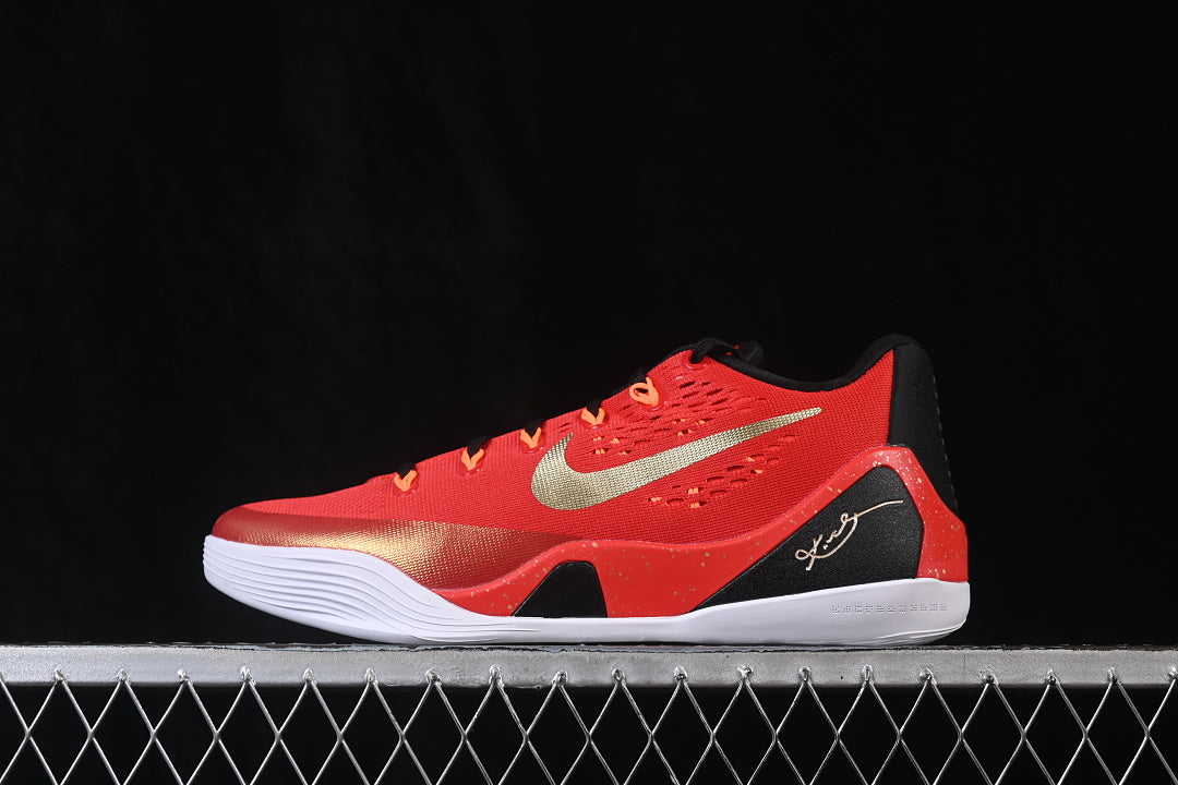 Nike Kobe 9 “University Red Metallic Gold”