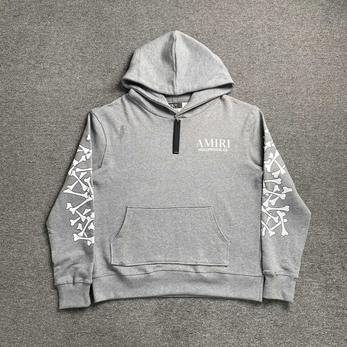 Moletom Amiri “Bones Stacked” ( Cinza )