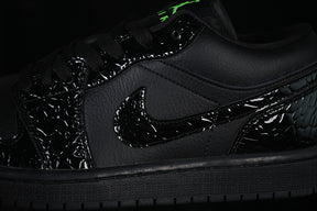 Air Jordan 1 Low "Black Croc”