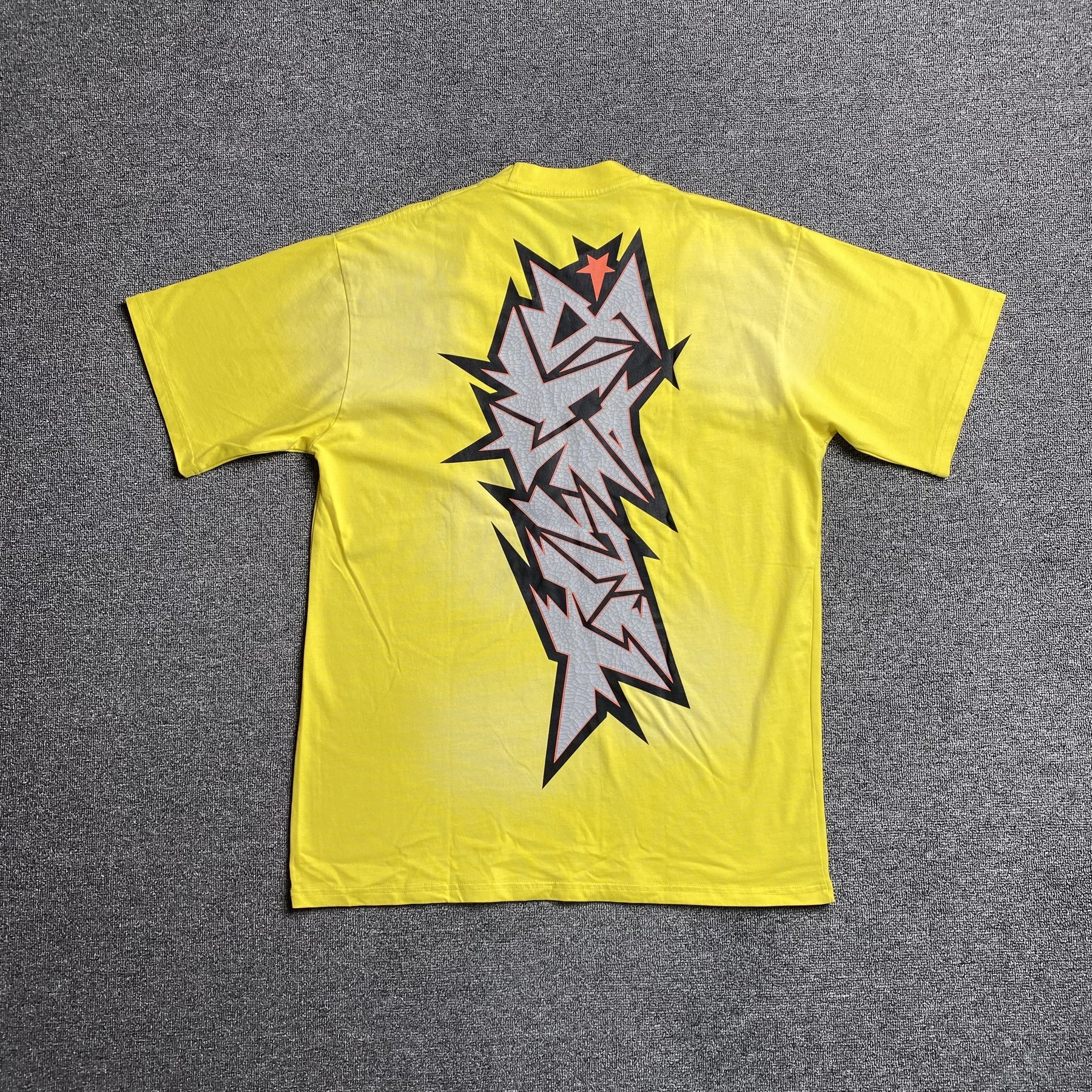 Camisa Hellstar “Crack Print” ( Amarela )