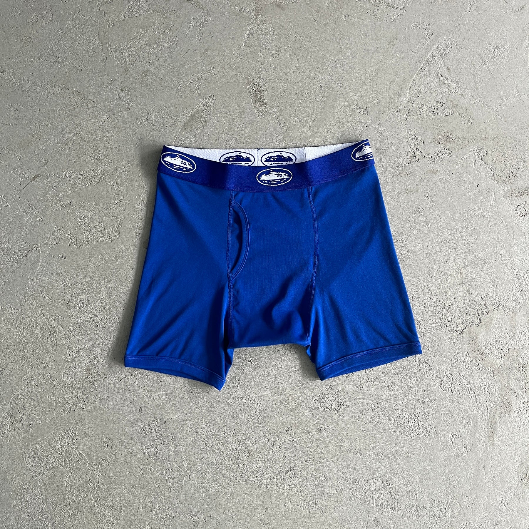 Cueca Box Corteiz ( Pack Com 4 ) ( Azul )