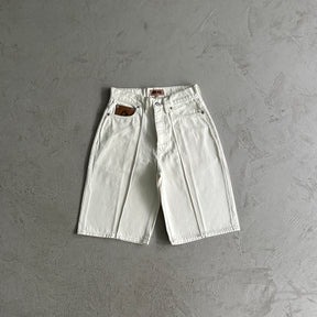 Shorts Corteiz “Denim Genes” ( Branco )