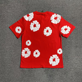 Camisa Denim Tears (Vermelho com Branco)