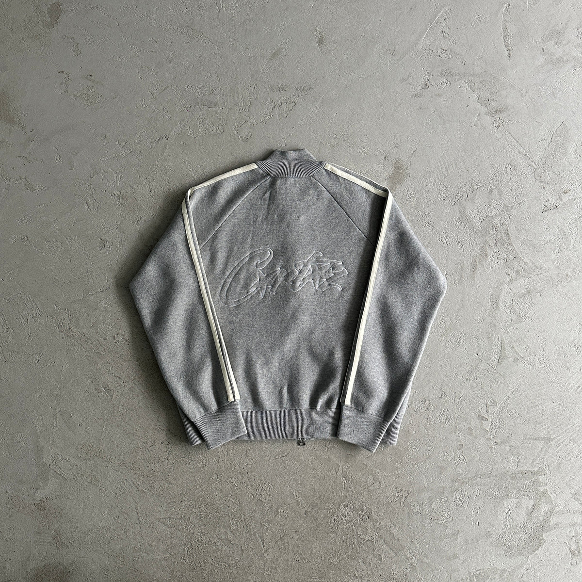 Sueter Corteiz “Knit Zip up” ( Cinza )