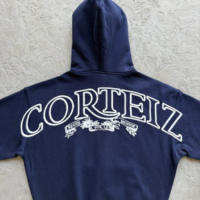 Conjunto Corteiz “Cortears Royale Zip” (Navy)