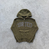Moletom Corteiz “College Knit Zip ” ( Verde )
