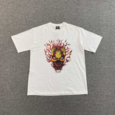 Camisa Corteiz “Fire Clown” ( Branca )