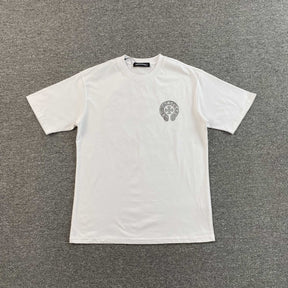 Camisa Chrome Hearts “Horseshoe Logo Pocket” ( Branca )