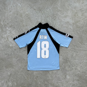 Camisa Corteiz “Panel Sky Blue Jersey”