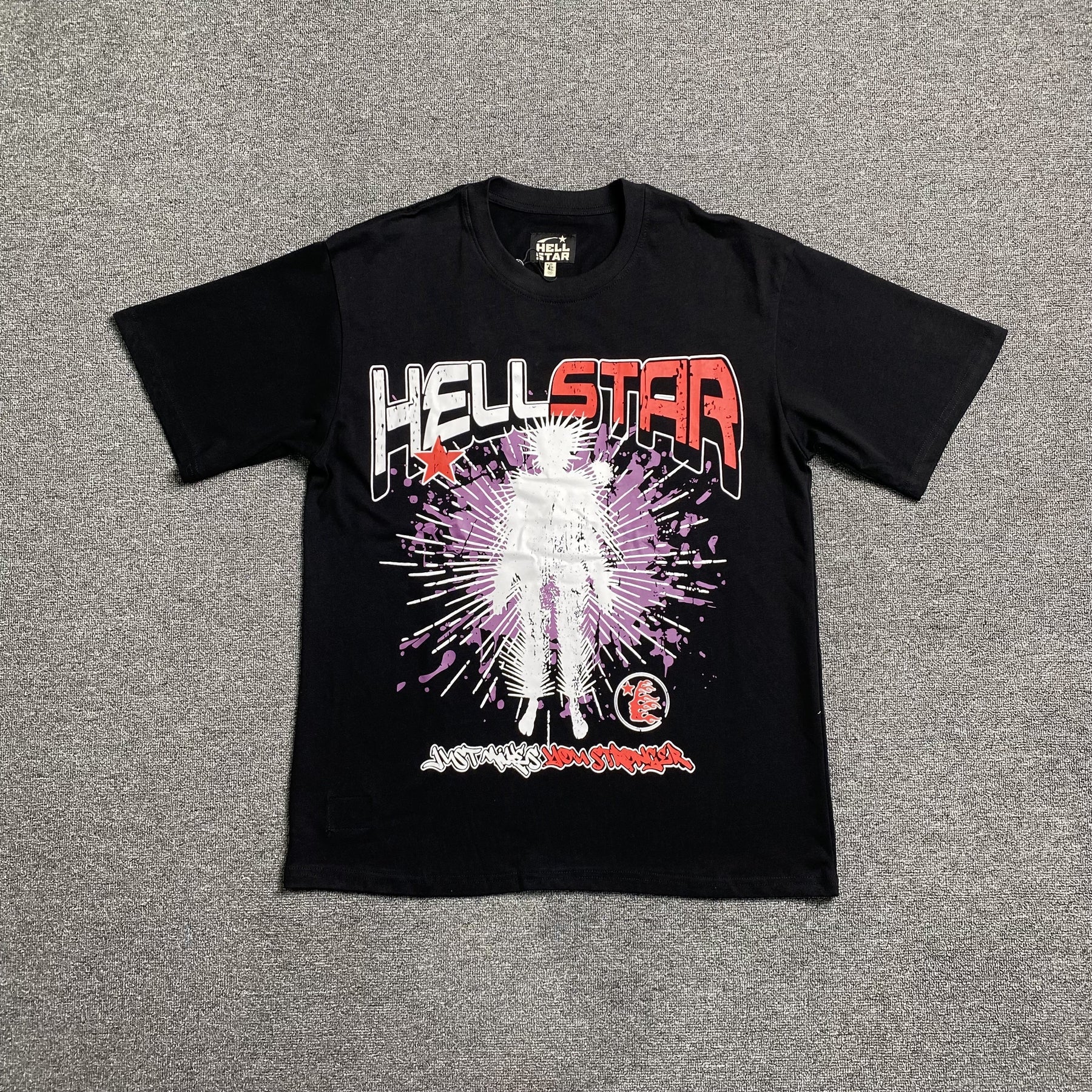 Camisa Hellstar “Just Makes You Stronger” ( Preta )