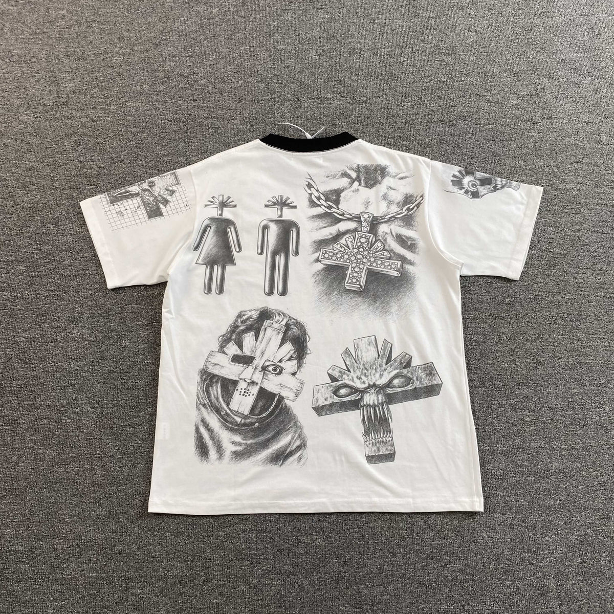 Camisa Vertabrae “Multiple Sketch”