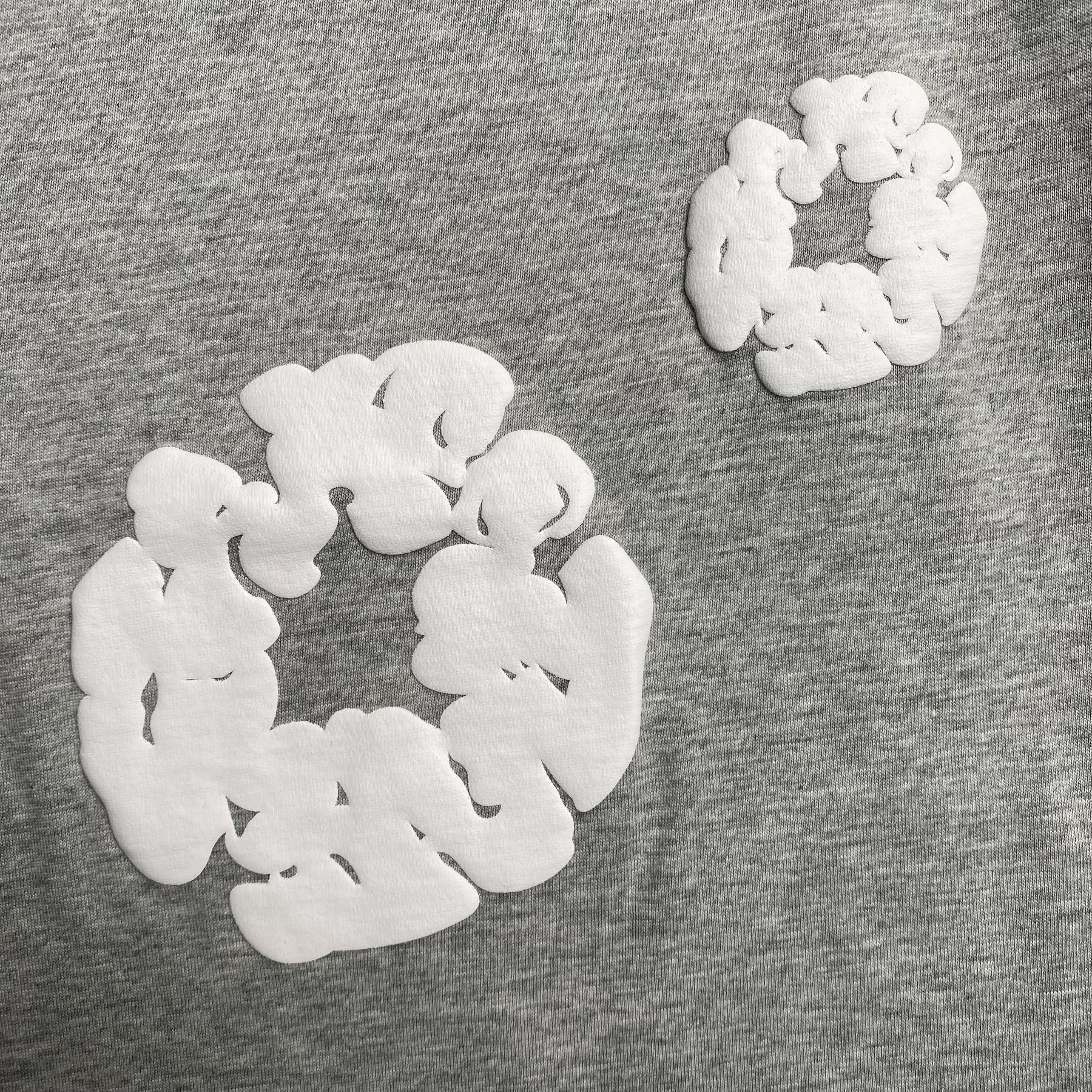 Camisa Denim Tears (Branca e Cinza)