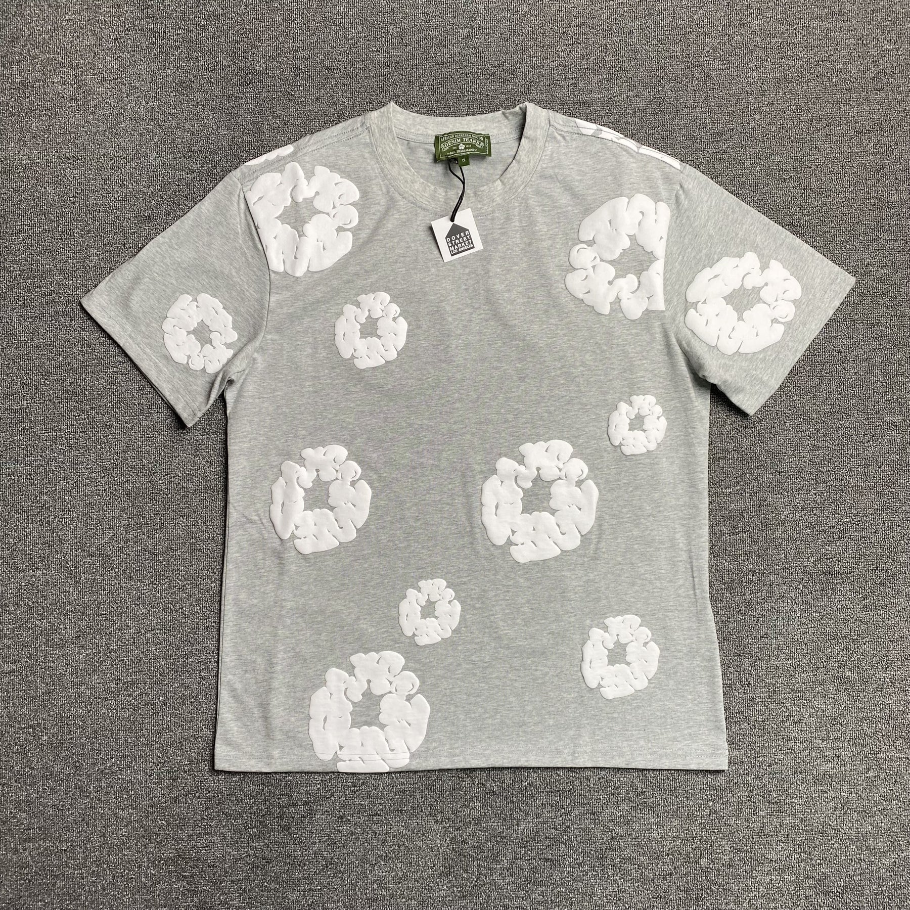 Camisa Denim Tears (Branca e Cinza)