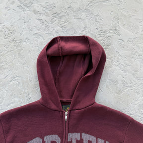 Moletom Corteiz “College Knit Zip ” ( Vermelho )